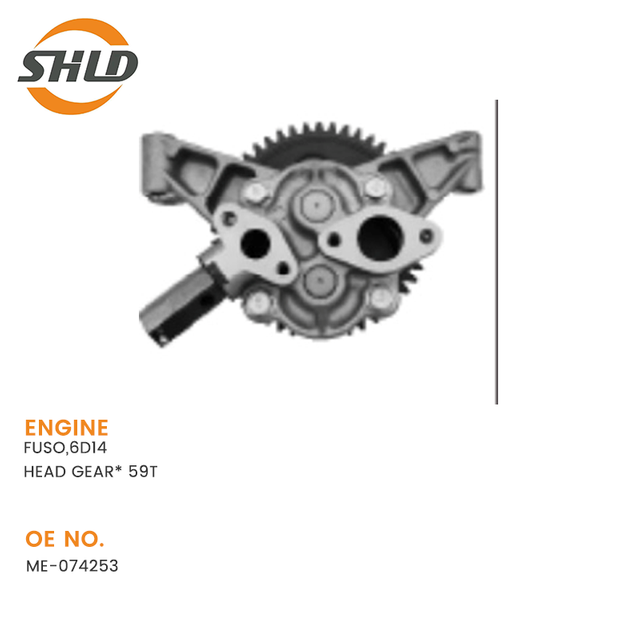 ME-074253 YSK-MB1158 OILPUMP PARA MITSUBISHI FUSO, 6D14 ENGRENAGEM DE CABEÇA* 59T